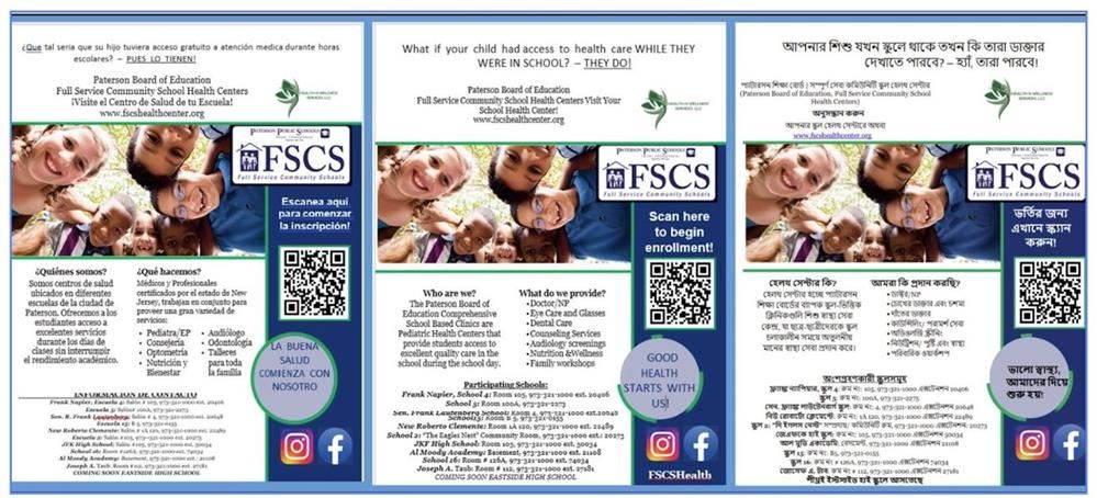 Flyers for FSCS Health Services